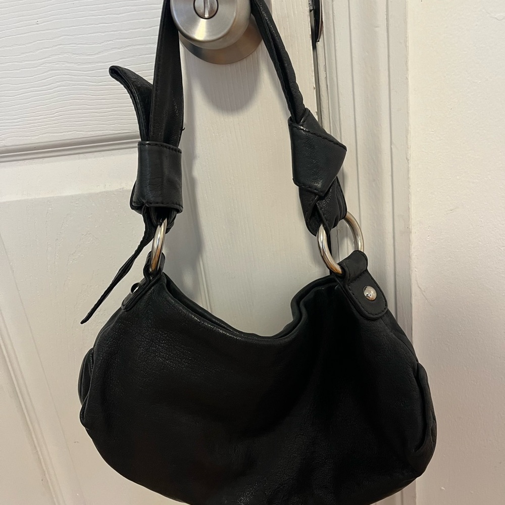 Banana Republic Black Leather Shoulder Bag